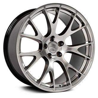 OE Wheels® - 7 Y-Spoke Hyper Black 20x10 Alloy Factory Wheel - Replica