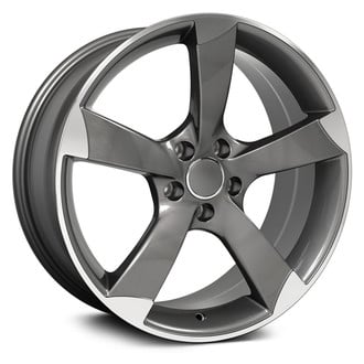 OE Wheels® - 5 Turbine-Spoke Gunmetal 19x8.5 Alloy Factory Wheel - Replica
