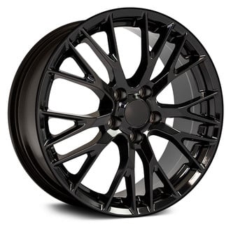 OE Wheels® - 10 Y-Spoke Black 19x8.5 Alloy Factory Wheel - Replica