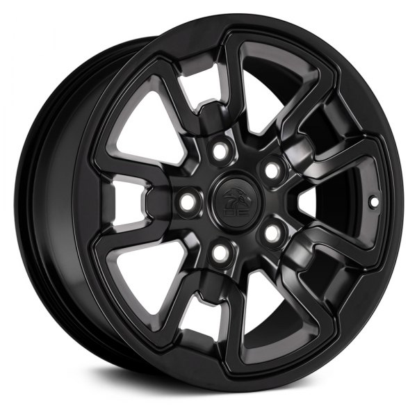 OE Wheels® - 17 x 8 Double 5-Spoke Satin Black Alloy Factory Wheel (Replica)