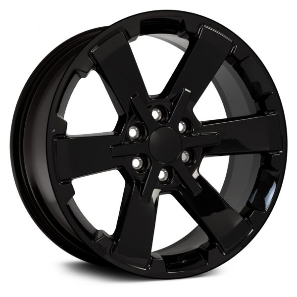 OE Wheels® - 22 x 9 6 I-Spoke Black Alloy Factory Wheel (Replica)