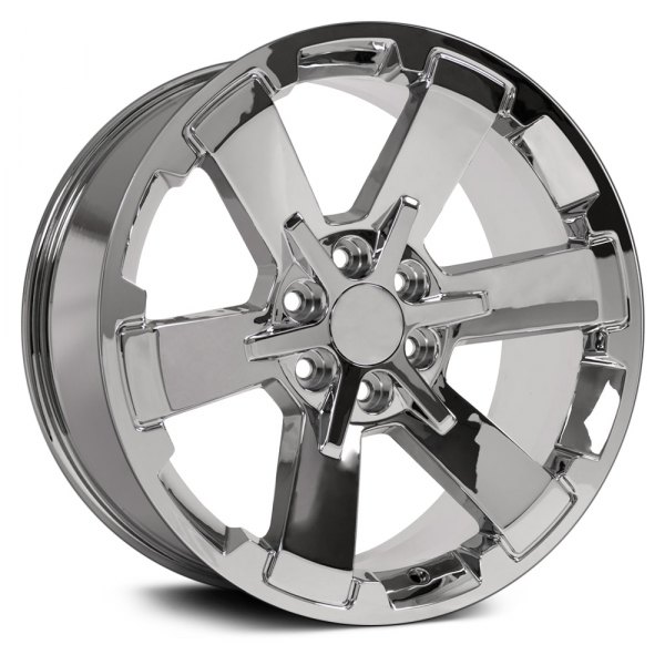 OE Wheels® - 22 x 9 6 I-Spoke Chrome Alloy Factory Wheel (Replica)