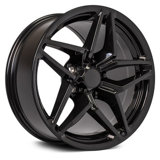OE Wheels® - Double 5-Spoke Black 18x10.5 Alloy Factory Wheel - Replica