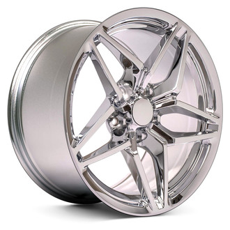 OE Wheels® - Double 5-Spoke Chrome 18x10.5 Alloy Factory Wheel - Replica