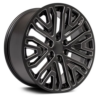 OE Wheels® - 6 Double V-Spoke 22x9 Alloy Factory Wheel - Replica