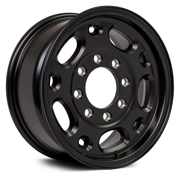OE Wheels® - 16 x 6.5 10-Slot Satin Black Alloy Factory Wheel (Replica)