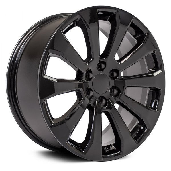 OE Wheels® - 22 x 9 10 I-Spoke Black Alloy Factory Wheel (Replica)