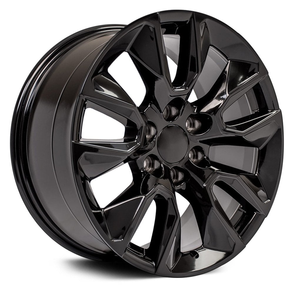 OE Wheels® 9509781 - 5 V-Spoke Gloss Black 20x9 Alloy Factory Wheel ...