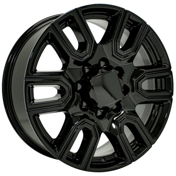 OE Wheels® - 20 x 8.5 6 U-Spoke Gloss Black Alloy Factory Wheel (Replica)