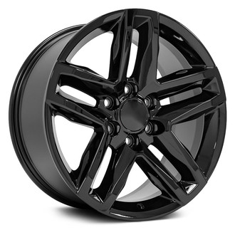 OE Wheels® - Double 5-Spoke Gloss Black 20x9 Alloy Factory Wheel - Replica