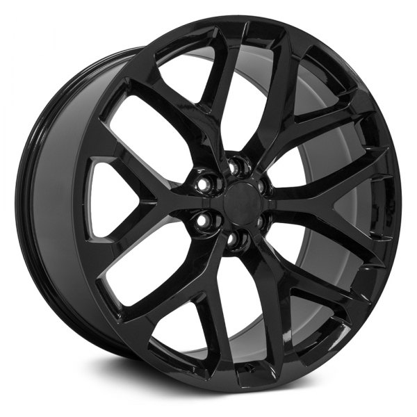 OE Wheels® - 26 x 10 Black Alloy Factory Wheel (Replica)