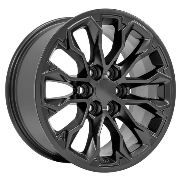 OE Wheels® - 17 x 8 6 Double-Spoke Satin Black Alloy Factory Wheel (Replica)