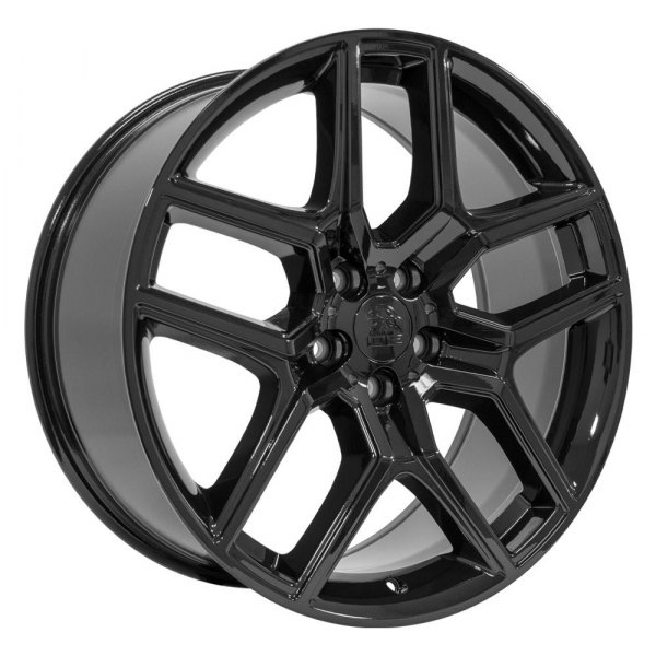OE Wheels® - 20 x 9 Double 5-Spoke Gloss Black Alloy Factory Wheel (Replica)