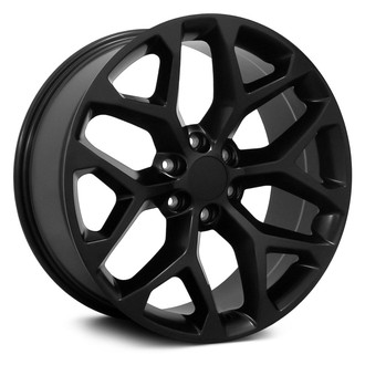 OE Wheels® - 6 Y-Spoke Satin Black 22x9 Alloy Factory Wheel - Replica