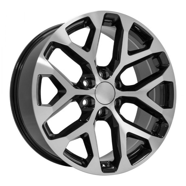 OE Wheels® - 22 x 9 6 Y-Spoke Black Machined Alloy Factory Wheel (Replica)