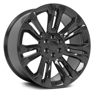 OE Wheels® - 7 Double-Spoke 24x10 Alloy Factory Wheel - Replica