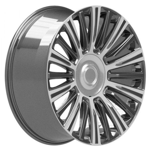 OE Wheels® - 24 x 10 20 I-Spoke Gunmetal with Polished Face Alloy Factory Wheel (Replica)
