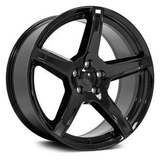 OE Wheels® - 5-Spoke Gloss Black 22x9.5 Alloy Factory Wheel - Replica