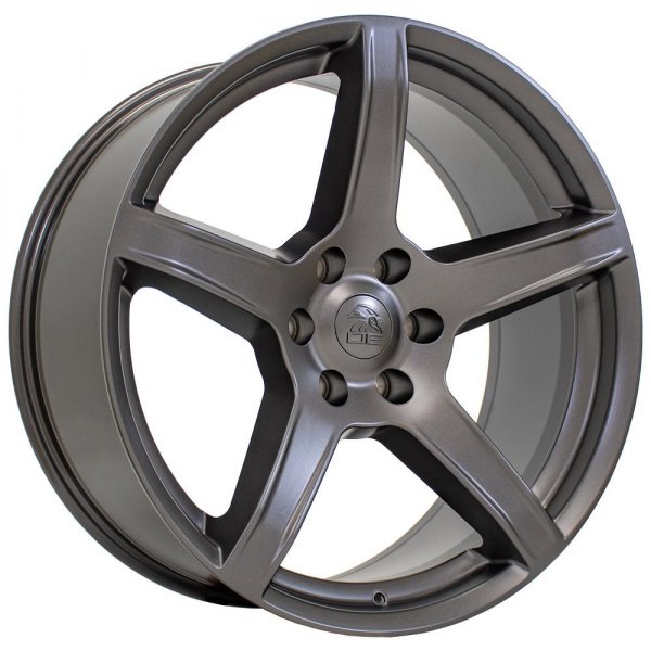 OE Wheels® - 22 x 9.5 5-Spoke Satin Gunmetal Alloy Factory Wheel (Replica)