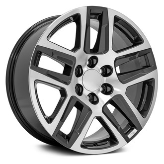 OE Wheels® - Double 5-Spoke Gunmetal Machined 20x9 Alloy Factory Wheel - Replica