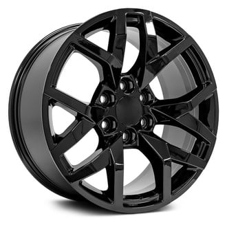 OE Wheels® - 6 Y-Spoke Gloss Black 20x9 Alloy Factory Wheel - Replica