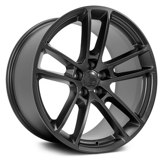 OE Wheels® - Double 5-Spoke Satin Black 20x10 Alloy Factory Wheel - Replica