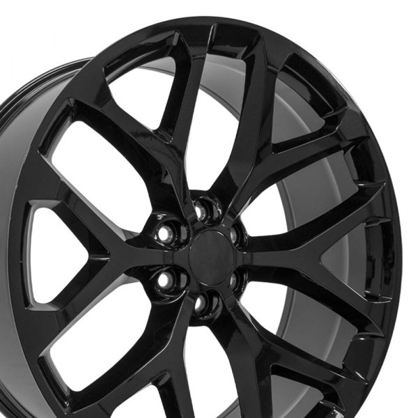 OE Wheels® 9511053 - 6 Y-Spoke Gloss Black 26x10 Alloy