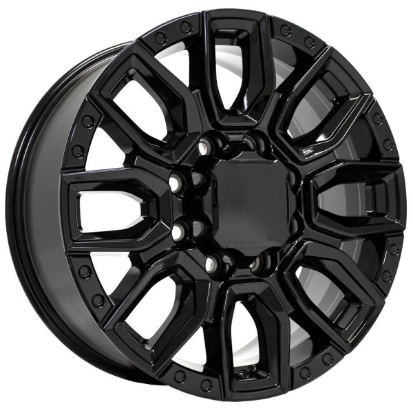 OE Wheels® - 20 x 8.5 8 U-Spoke Gloss Black Alloy Factory Wheel (Replica)
