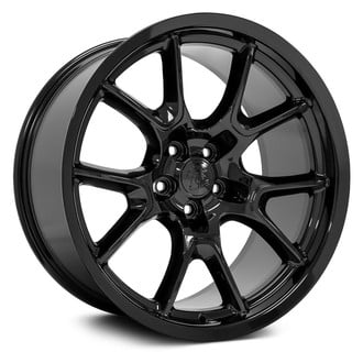OE Wheels® - 5 V-Spoke Gloss Black 20x10 Alloy Factory Wheel - Replica