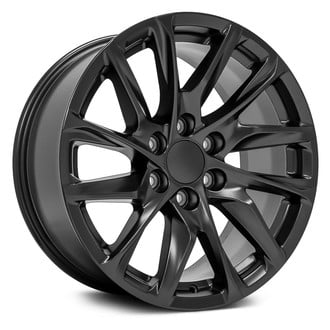 OE Wheels® - 6 V-Spoke Satin Black 20x9 Alloy Factory Wheel - Replica