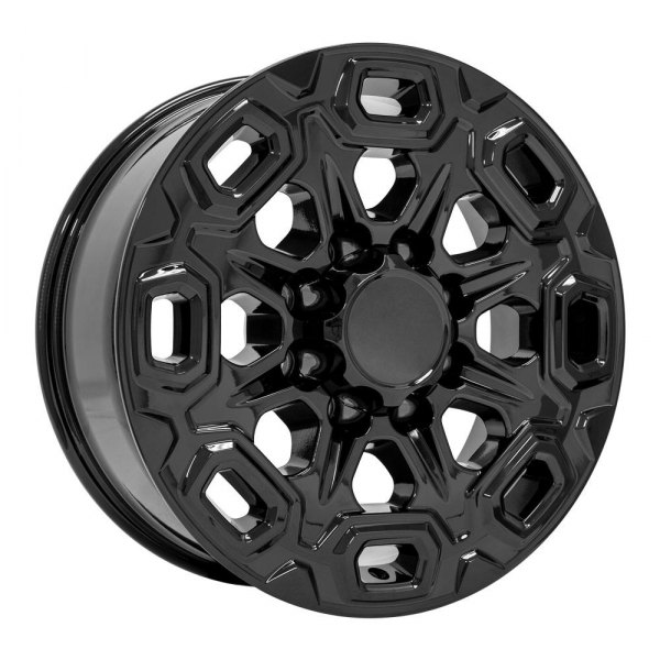 OE Wheels® - 20 x 8.5 16-Slot Black Alloy Factory Wheel (Replica)