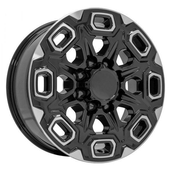 OE Wheels® - 20 x 8.5 16-Slot Black Machined Alloy Factory Wheel (Replica)