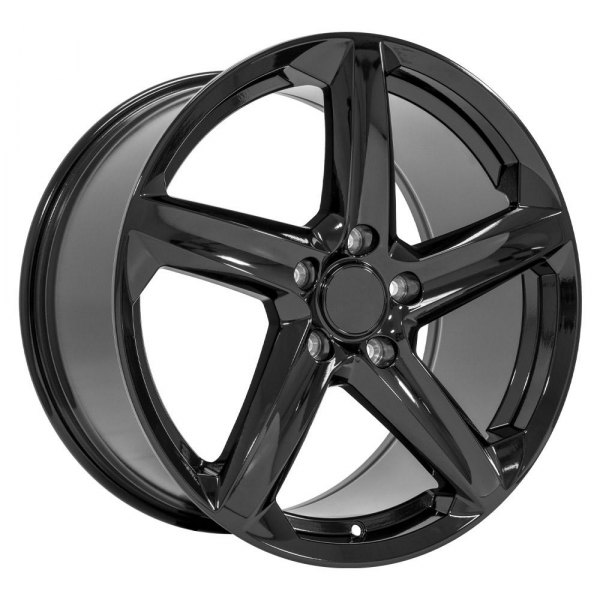 OE Wheels® - 19 x 10 5-Spoke Gloss Black Alloy Factory Wheel (Replica)