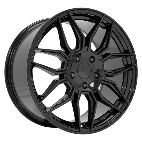 OE Wheels® - 19 x 10 7 U-Spoke Gloss Black Alloy Factory Wheel (Replica)