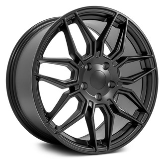 OE Wheels® - 7 U-Spoke Satin Black 19x10 Alloy Factory Wheel - Replica