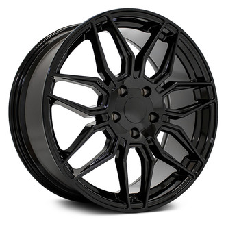 OE Wheels® - 7 U-Spoke Gloss Black 19x8.5 Alloy Factory Wheel - Replica