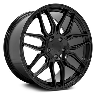 OE Wheels® - 7 U-Spoke Gloss Black 20x11 Alloy Factory Wheel - Replica