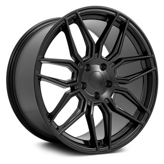 OE Wheels® - 7 U-Spoke Satin Black 20x11 Alloy Factory Wheel - Replica