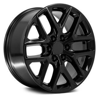 OE Wheels® - 6 Y-Spoke Gloss Black 20x9 Alloy Factory Wheel - Replica