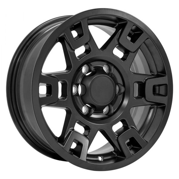 OE Wheels® - 17 x 7 6 Double-Spoke Matte Black Alloy Factory Wheel (Replica)
