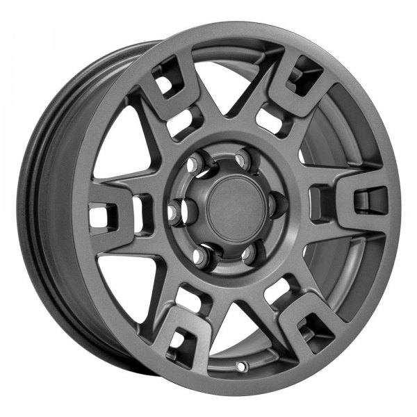 OE Wheels® - 17 x 7 6 Double-Spoke Satin Graphite Alloy Factory Wheel (Replica)