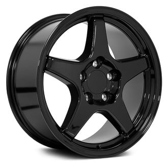 OE Wheels® - 5-Spoke Gloss Black 17x9.5 Alloy Factory Wheel - Replica