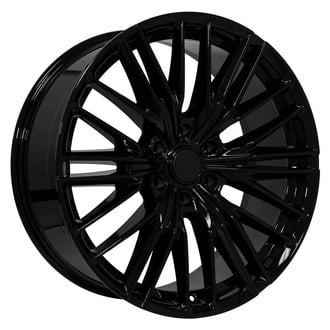 OE Wheels® - 6 W-Spoke Gloss Black 22x9 Alloy Factory Wheel - Replica