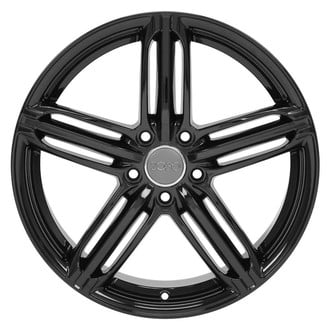 OE Wheels® - Triple 5-Spoke Gloss Black 18x8 Alloy Factory Wheel - Replica