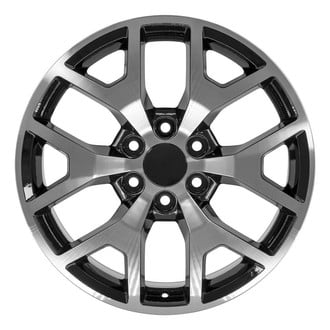 OE Wheels® 9513600 - 6 Y-Spoke Gloss Black Machined 20x9 Alloy Factory Wheel - Replica