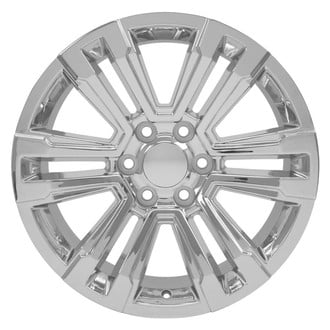 OE Wheels® - 6 V-Spoke Chrome 20x9 Alloy Factory Wheel - Replica