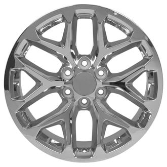 OE Wheels® - 6 Y-Spoke Chrome 20x9 Alloy Factory Wheel - Replica