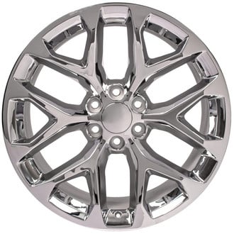 OE Wheels® - 6 Y-Spoke Chrome 22x9 Alloy Factory Wheel - Replica