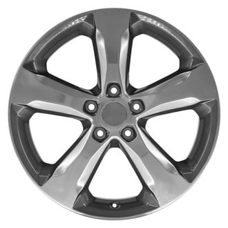 OE Wheels® - 5-Spoke Gloss Gunmetal with Polished Face 20x8.5 Alloy Factory Wheel - Replica