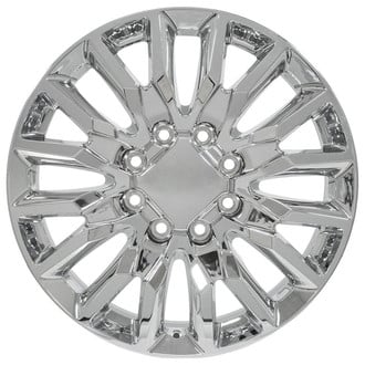 OE Wheels® - 5-Spoke Chrome 22x8.5 Alloy Factory Wheel - Replica